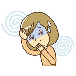 気分が悪い女性