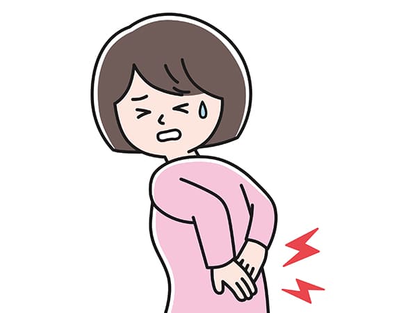 腰が痛い女性